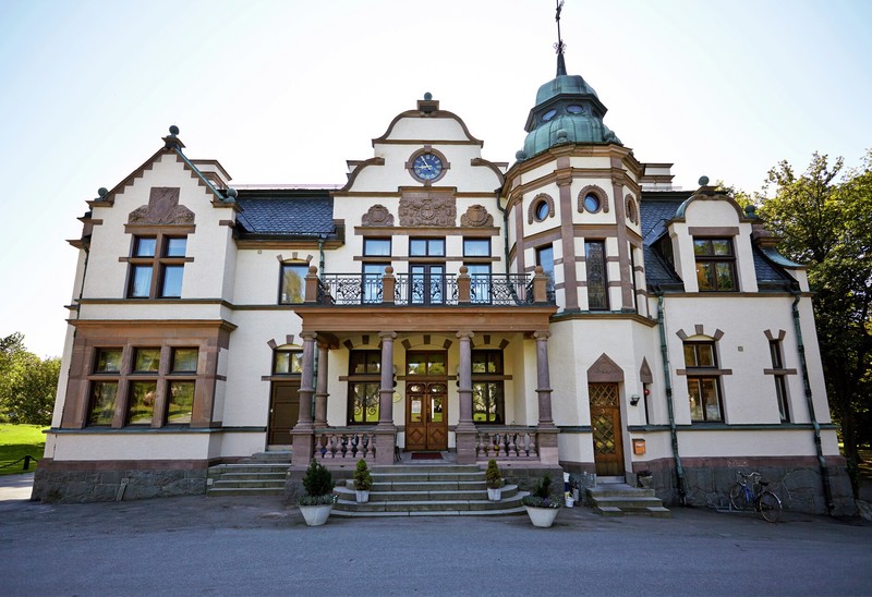 Ljunglöfska slottets fasad. 